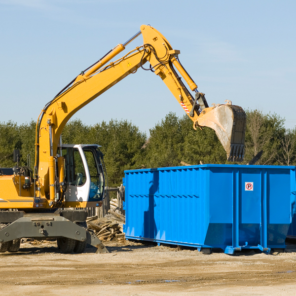 are there any additional fees associated with a residential dumpster rental in Garciasville